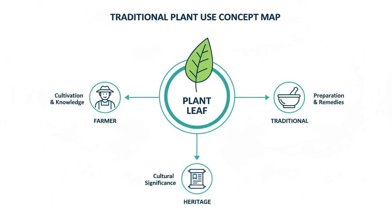 What Is Kratom - Traditional Plant Use Concept Map